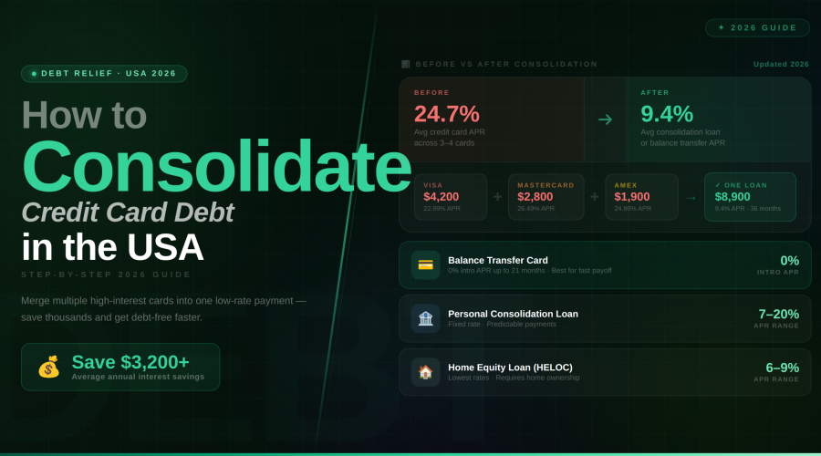 consolidate credit card debt